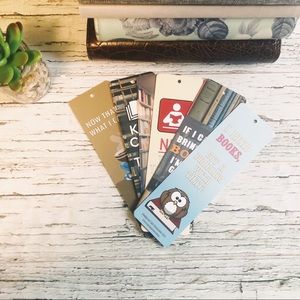 NWOT 📚 Set of 6 Double-Sided Bookmarks 📚